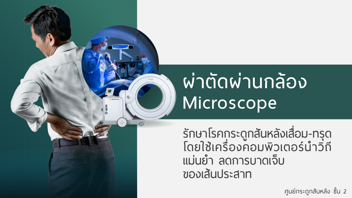 การผ่าตัดผ่านกล้อง Microscope