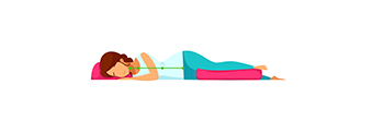 Sleeping posture for back pain