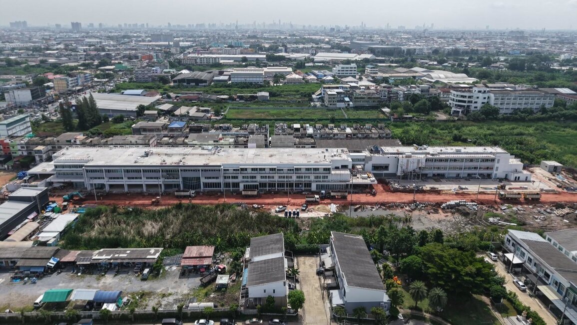 ความคืบหน้างานก่อสร้าง โรงพยาบาลนครธน 2
