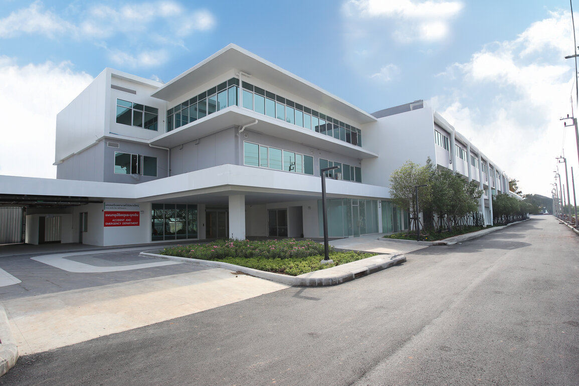 ความคืบหน้างานก่อสร้าง โรงพยาบาลนครธน 2